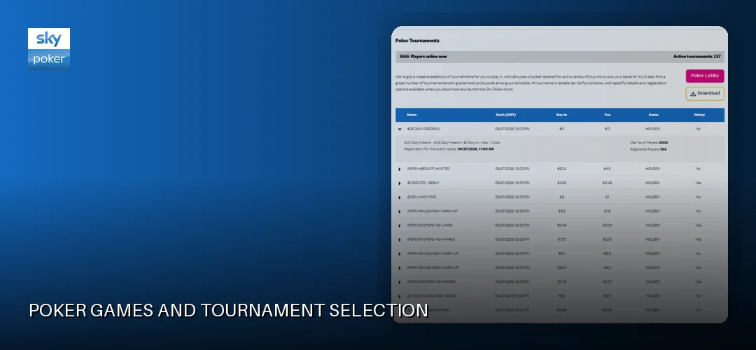 Skypoker promotional banner